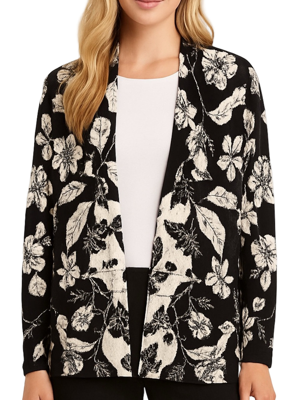 22. WOMENS CHICO’S 2/L DETAIL SWEATER